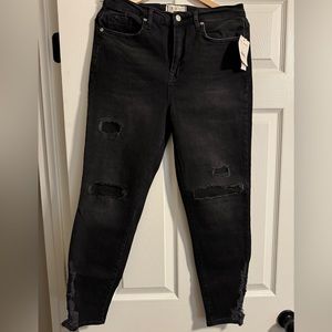 Free people distressed skinny jean